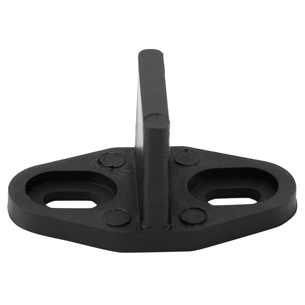 Black Coated Plastic Floor Guide for Sliding Barn Door Bottom Gate Hardware Accessory