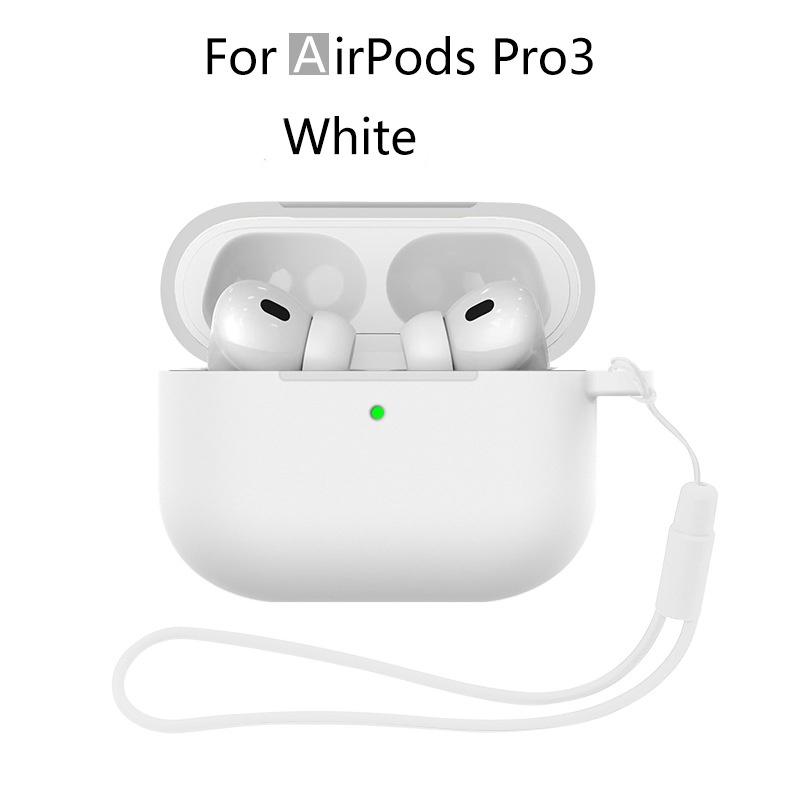 Silicone Case For AirPods Pro 3 Transparent Soft TPU Earphone Shockproof Protective Case Cover For AirPods Pro 3 Earbuds Shell