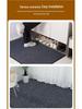 Double Stripe Doorway PVC Entrance Mat - Cuttable Hallway Dust Removal & Absorbent Foot Pad