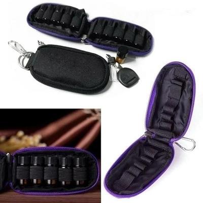 Custodia per Oli Essenziali da 10 Flaconi Protegge per Roll-on da 15 ml/10 ml/5 ml Borsa per Oli Essenziali da Viaggio per il Trasporto e lo Stoccaggio