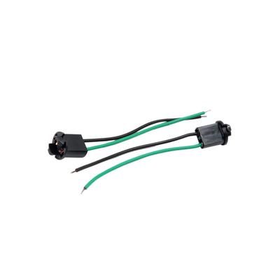 ACROPIX רכב T10 נורת אור איתות בלם שקע רתמת חוטים מתאם מחבר שחור 2 יחידות