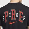 Nike T Shirts Men's Black Crew Neck Moderate Straight Fit FV8393-010