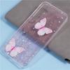 For Samsung Galaxy S25+ TPU Case WANLONFENG AW Series PVC Butterfly Epoxy Phone Cover with HD Film