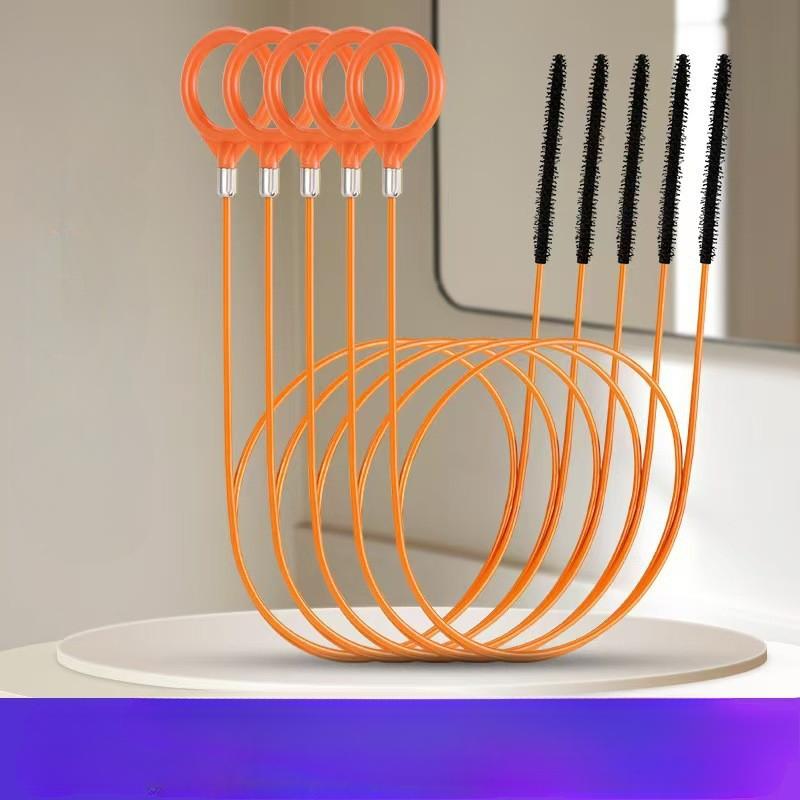 1Pc Sewer Dredger Hair Hair Convenient Cleaning Cleaning Hook Floor Drain Sink Bathroom Kitchen Sticky Dredging Artifact
