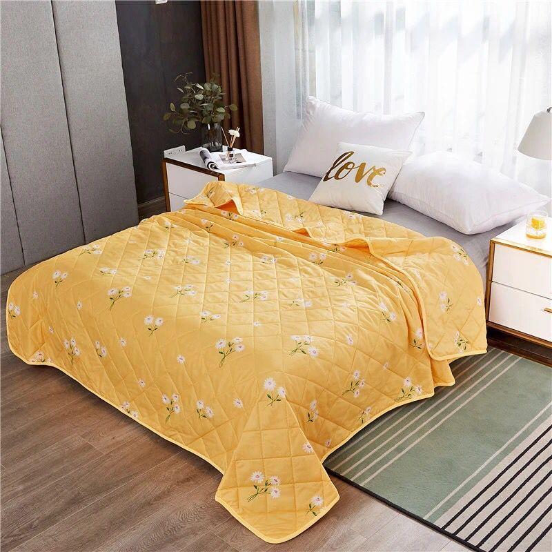2021 summer washed quilt 1 pcs soft breathable skin-friendly and cool blanket thin new quilt bedspread