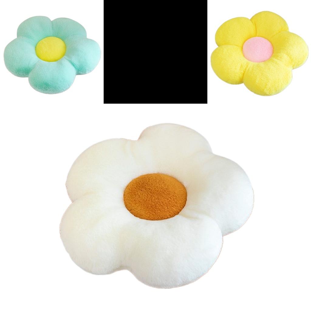 Plüsch-Sonnenblumenkissen Weiches und langlebiges blumenförmiges Sitzpolster