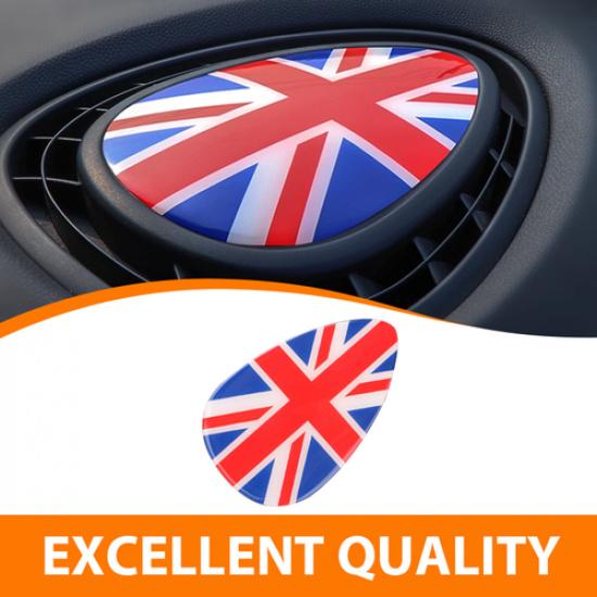 Union Jack Car Dashboard Air Outlet Vent Cover Trim For Cooper S F54 F56 F57....
