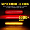 4Pcs LED Fender Side Marker Lights Amber Red For Plymouth Barracuda/Fury/Volare