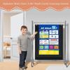 Alphabet Pocket Chart All About Alphabet Chart Interactive Letter Handwriting Practice Tool for Preschool Homeschool Classroom