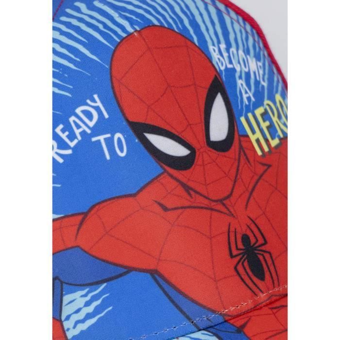 Casquette Enfants - DISNEY - Spider-Man - Rouge - 100% coton - Sportswear