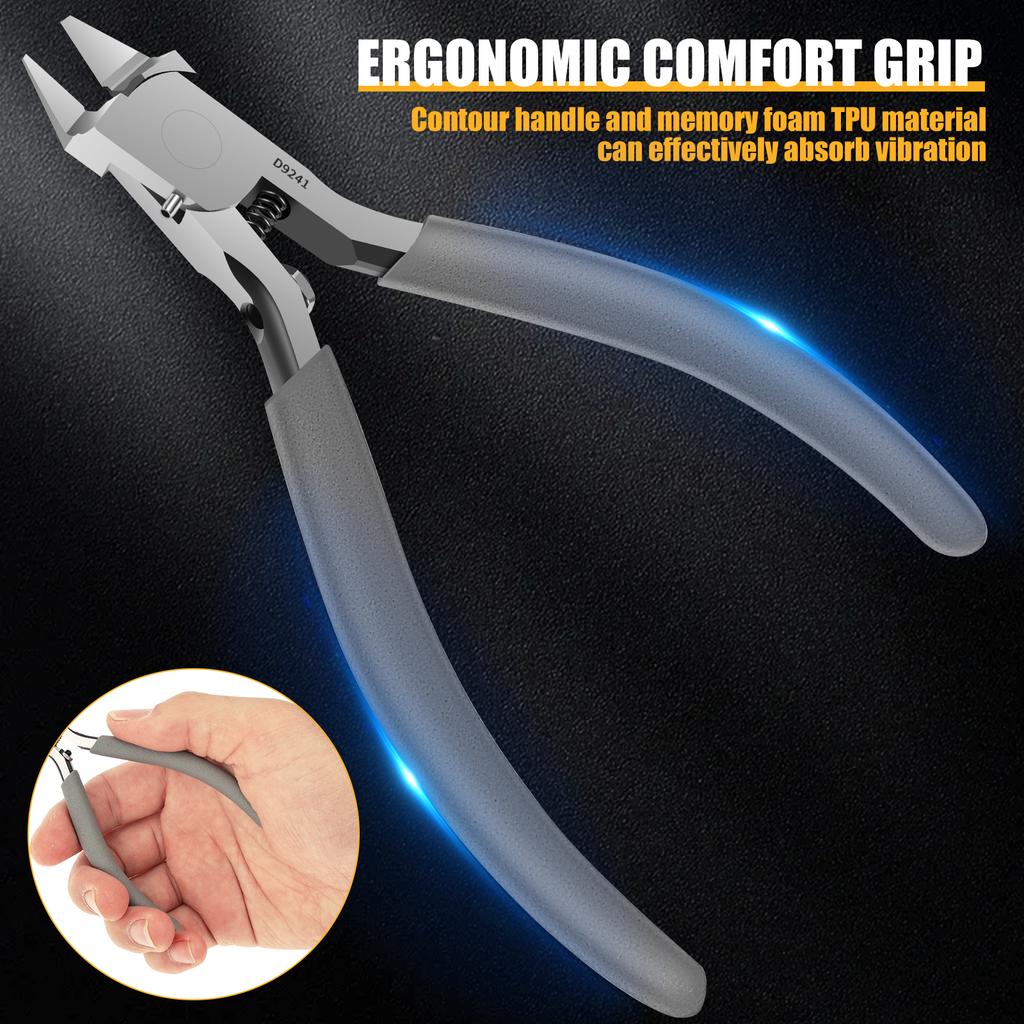 1 Stück Präzisions-Modellzange Ultra-dünne Einzelklinge Kunststoff- und Harz-Modellschneider Werkzeuge mit ergonomischem Griff für Anfänger Modelle