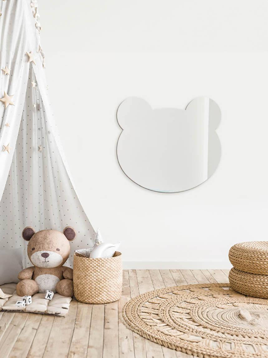 Frameless Acrylic Wall Mirror - Modern Design 1ea