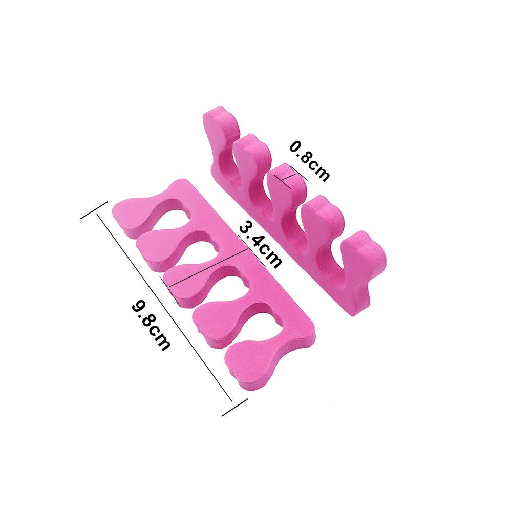 Εργαλείο Απλικατέρ Βαφής Νυχιών & Διαχωριστής Δακτύλων Ποδιών από Σφουγγάρι EVA σε Σχήμα Καρδιάς