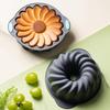 Flower Silicone Mold Round Sunflower Baking Molds Reusable Flower Baking Trays Large Cake Baking Pans for Valentine's Day