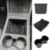 Front Central Control Storage Box Wireless Charging Anti-skid Pad Water Cup Holder For Tesla Model 3 Model Y