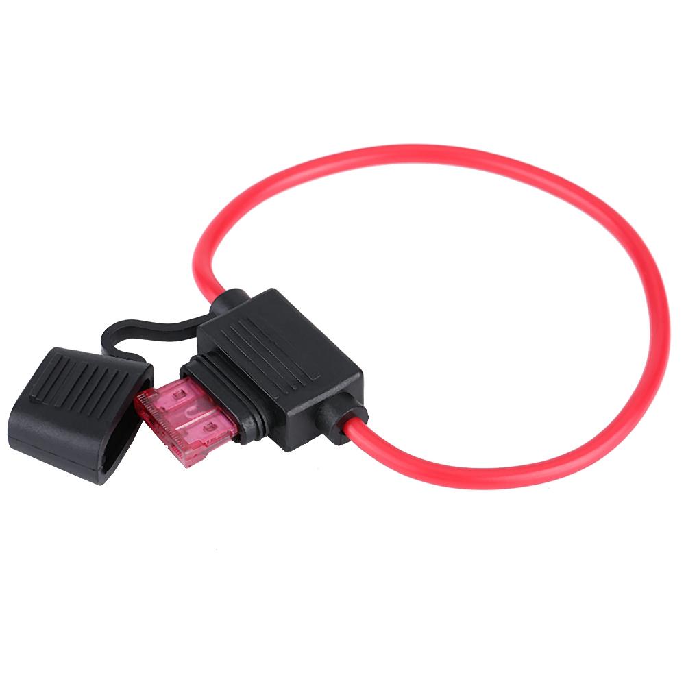 12V 40A Standard Blade Line   Holder, 10Pcs, Waterproof and Moisture-proof, sy Installation for Car Bike