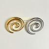 Unique Vortex Lapel Pin Adornment Gold/Silver Dressing Up Vortex Brooch Stylish Lapel Pin for Fashion Enthusiasts