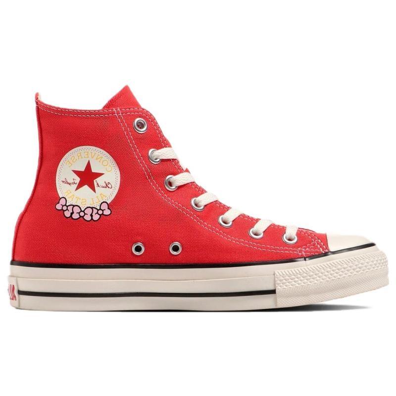 Sanrio X Converse All Star MY MELODY Cute Everyday Wear-resistant and Lightweight High Top Espadrilles Women's Red
