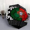 Printed Portugal Football team Folding Umbrella,Outdoor,Leisure,And Travel Umbrella,Durable Umbrella Fabric,Birthday And Holiday Gift