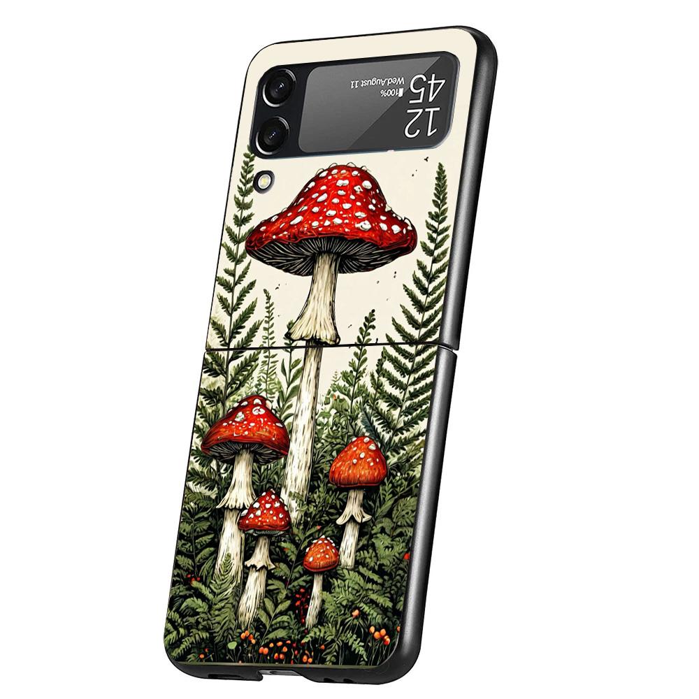 

Colorful Mushroom Phone Case For Samsung Galaxy Z Flip 7 6 5 4 3 5G Cover ZFlip7 ZFlip6 ZFlip4 ZFlip5 ZFlip3 Coque Fundas Galaxy Samsung Z Flip 7