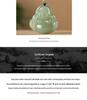 Natural Hetian Jade Guanyin & Buddha Couple Pendants – Clear Water Big Belly Bodhisattva Design.