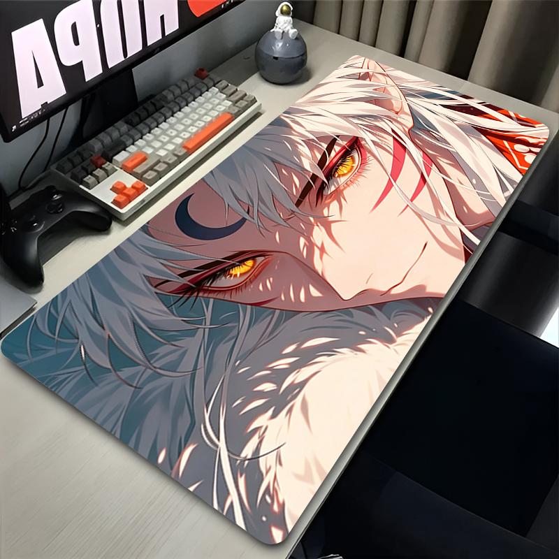 Large Mouse Pad Notbook Extended Desk Mat Gamer Carpet Inuyasha Highquality Anime Keyboard Rug Nonslip Esports Gaming Mousepad