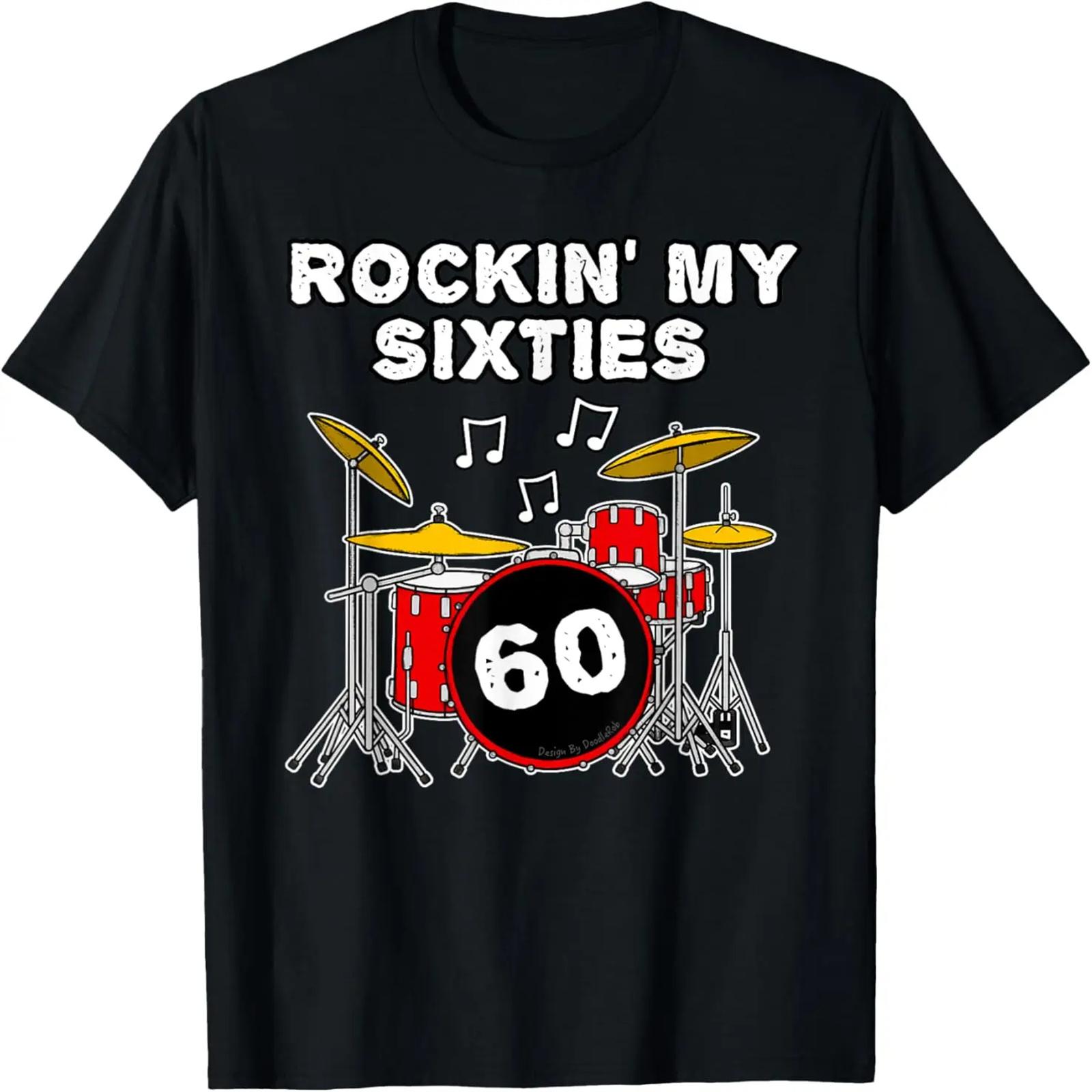 Women Musician Drummer Gift Idea Drums T-Shirt S