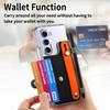 Creative Application Samsung Galaxy ZFold6 Wrist Strap Card Case Mobile Phone Case Holder Card Fold5 Protective Case