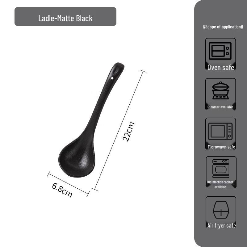 

Abay Large Ceramic Soup Spoon