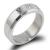 Korean Style BTS Engraved Stainless Steel Dual-Use Ring Necklace for Women