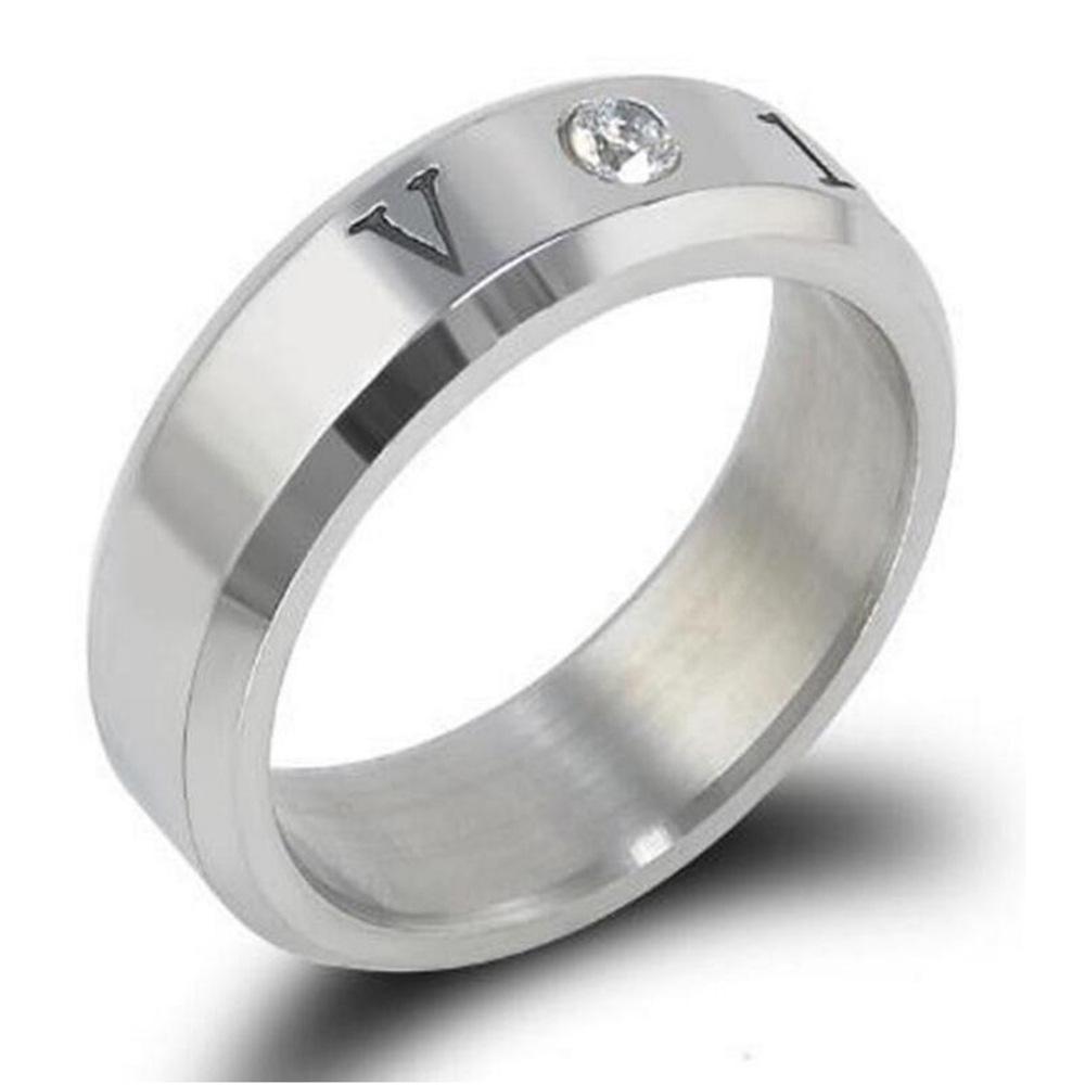 Korean Style BTS Engraved Stainless Steel Dual-Use Ring Necklace for Women