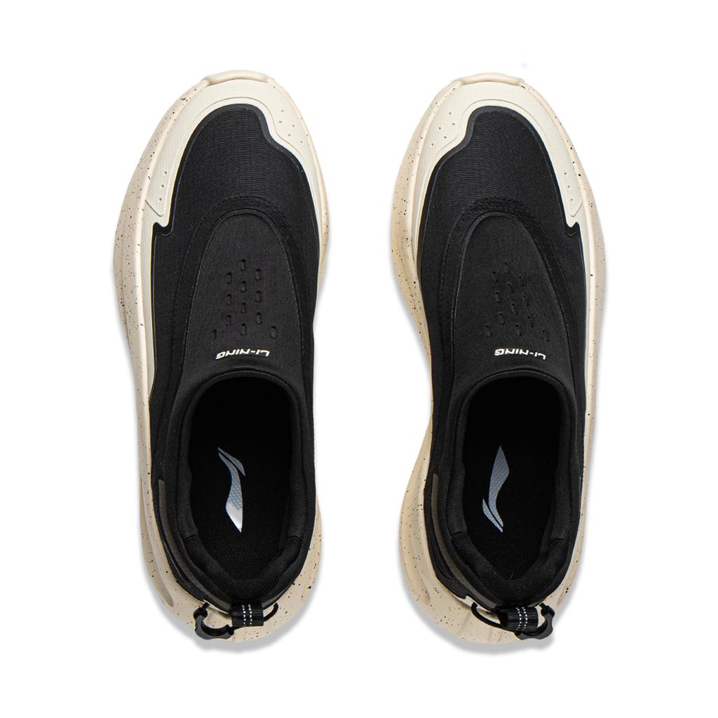 Li Ning Cloud Wave Lycra Amortizare Rezistent la Alunecare Rezistent la Abraziune Ușor Elasticitate Partea Inferioară Pantofi Casual Bărbați AGLV187-4