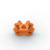 Non-Toxic Moc 10Pcs 36452 Neck Bracket Building Blocks With 4 Angled Bar Handle Body Bricks Particle Puzzle Toys Children Birthday Gifts