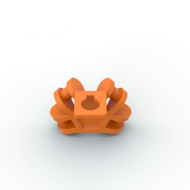 Non-Toxic Moc 10Pcs 36452 Neck Bracket Building Blocks With 4 Angled Bar Handle Body Bricks Particle Puzzle Toys Children Birthday Gifts