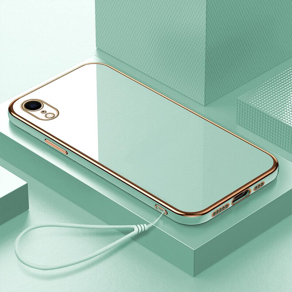 Plating Luxushülle für iPhone 11 12 13 14 15 Pro Max Telefonabdeckung für Samsung Galaxy A51 A12 A32 A52 S24 S23 Xiaomi Redmi 10 10C Gehäuse