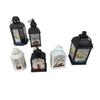 Classic City Retro LED Candlestick with Battery-Warm Light Alloy Ornament