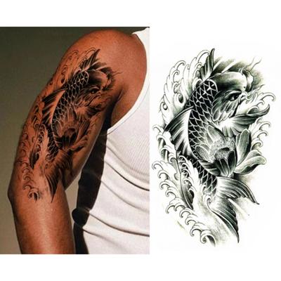 Irezumi Tattoo Sticker Tattoo Replica Henna Demon Dragon Tiger Carp Buddha, 1 Piece, So Ying 1