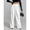 Ladies Drape High Waist Wide Legs Versatile Casual Loose Trousers