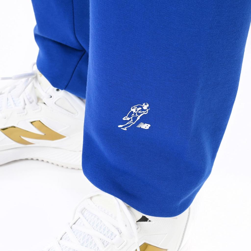 Spodnie męskie New Balance Shohei Ohtani French Terry Long Always on Logo TRY, Spodnie dresowe, Baseball/Sportowe (MP53815) (Drużyna Królewska)