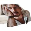 michele morrone Throw Blanket Cozy Microfiber Throw Blanket for Home Bedroom