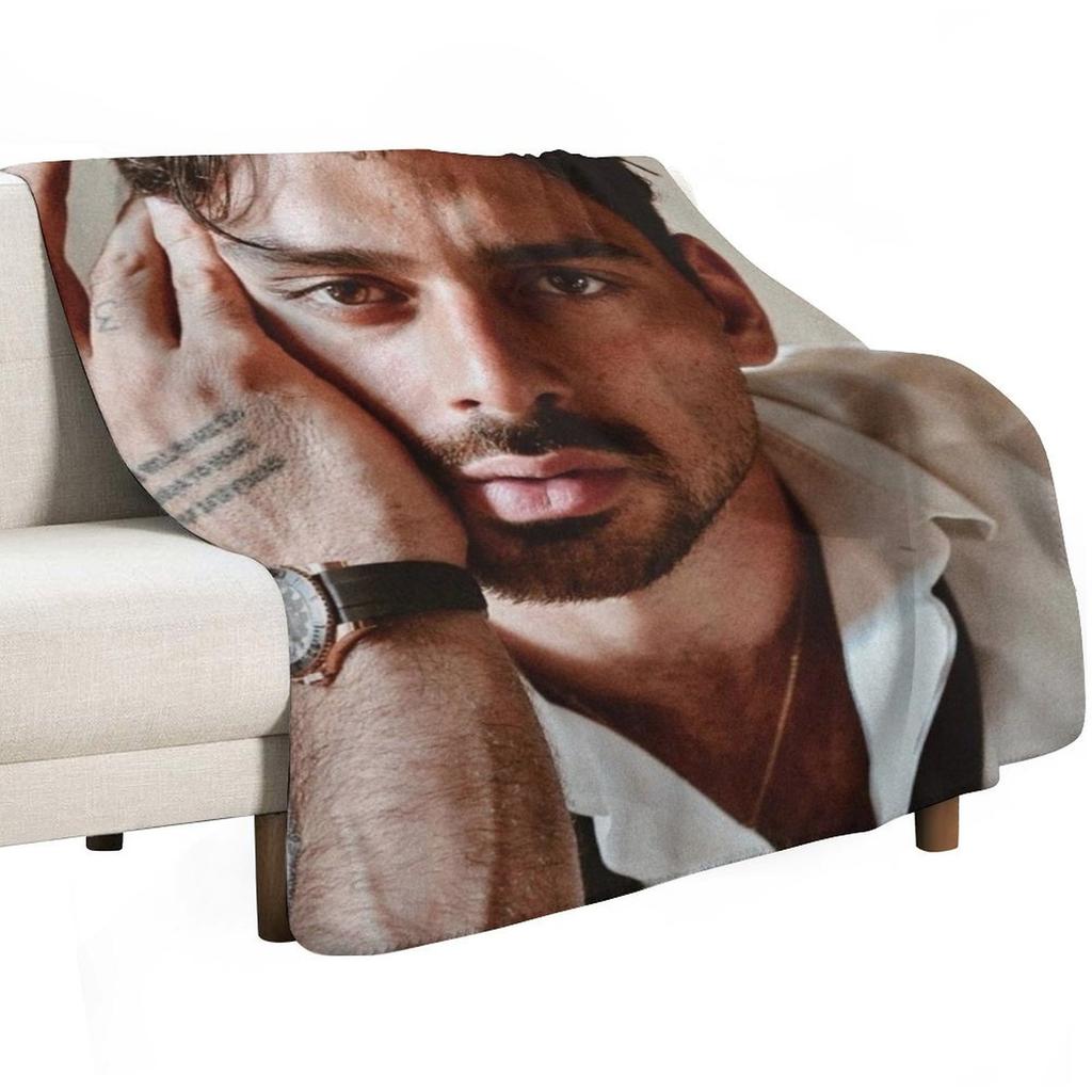 michele morrone Throw Blanket Cozy Microfiber Throw Blanket for Home Bedroom