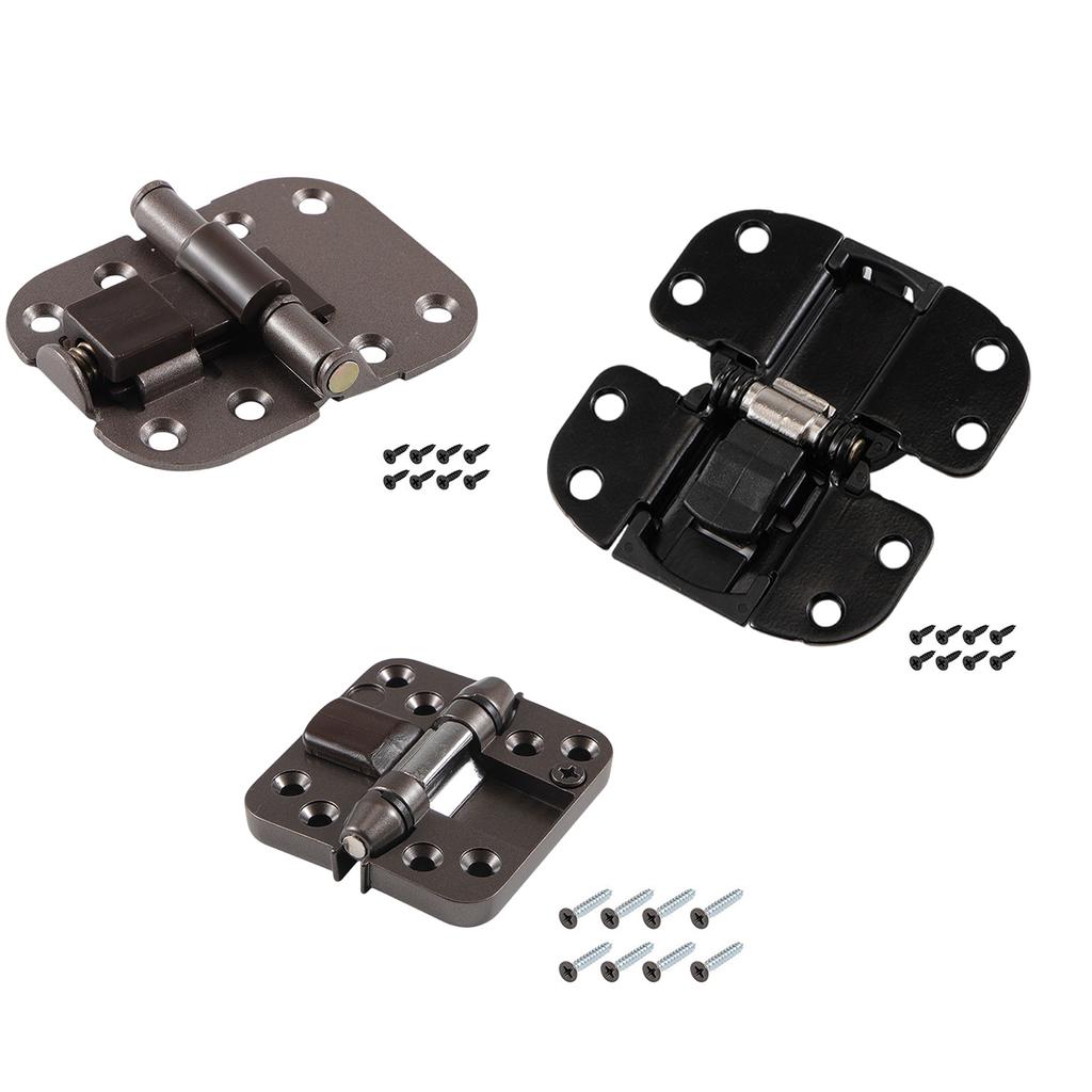 Hidden Folding Door Hinge Space Efficient Invisible Cabinet Hinge for Furniture Smooth Open for Various Styles & Space