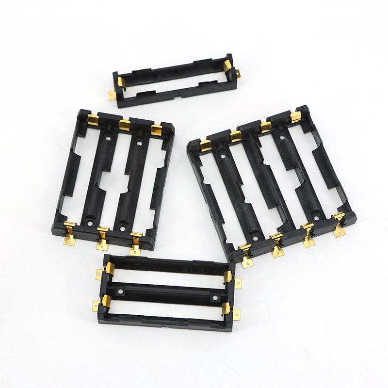 1X 2X 3X 4X Solt 18650 Battery Holder 18650 SMD Battery Box Storage Case Container Power Bank With Bronze Pins Rechargeable SMT