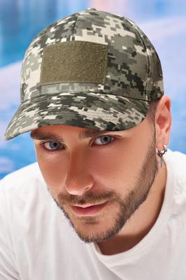 Taktische Fünf-Panel-Baseballkappe mit Klettverschluss Braxton Pixel 56-60