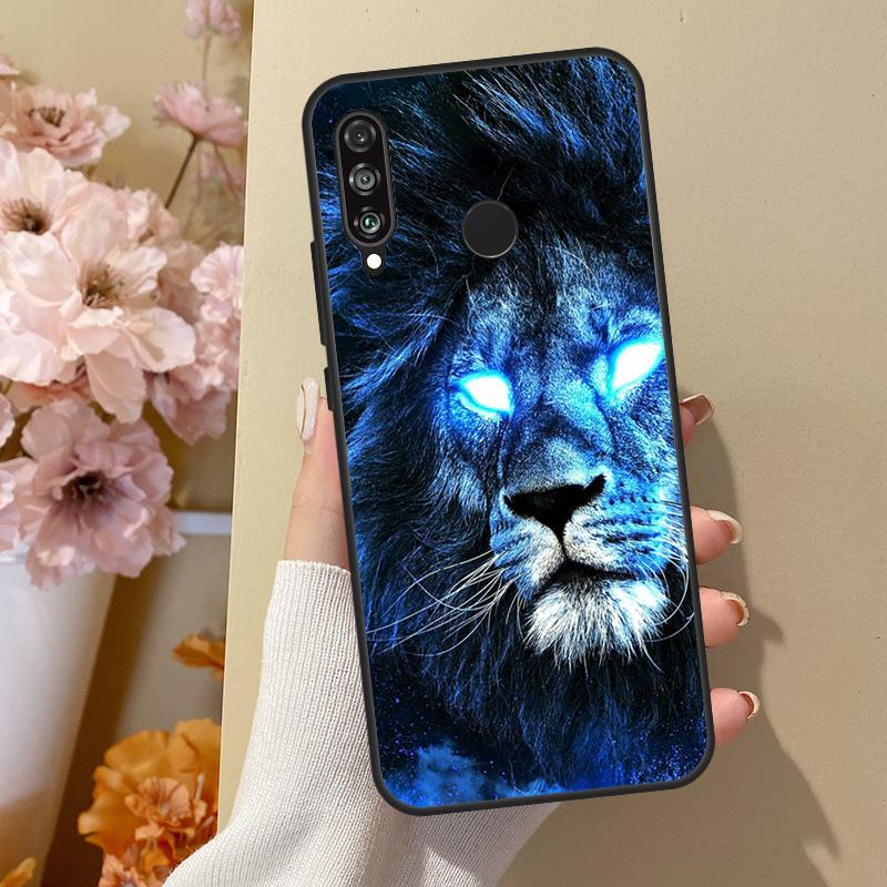 King of Jungle Lion For Huawei Nova 10 SE 9 3i 7i 8i 11i 12i Y73 Y90 Y70 Y72 Y61 Y91 P60 Pro P40 P30 Lite Case