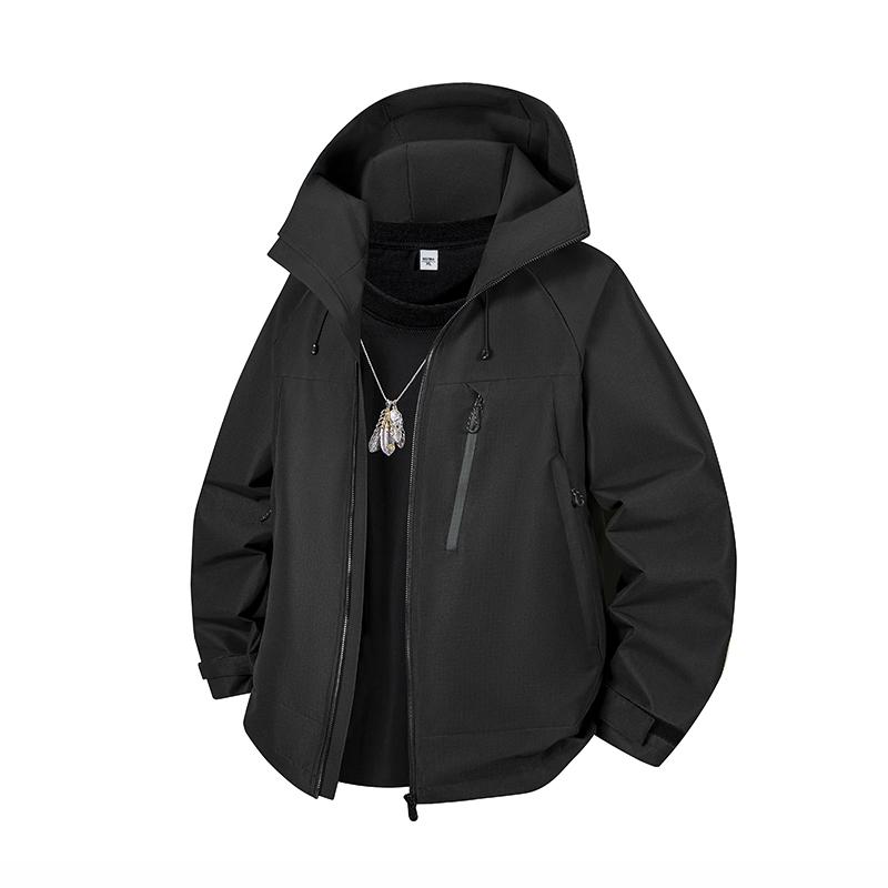 Autumn And Winter Jackets For Men, Solid Color Jackets For Men, Simple Men's Jackets, Men's Tops, Loose Casual Jackets