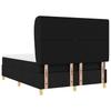 Boxspring Bed with Headboard Black 200 x 140 cm Fabric