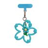 Silicone Cherry Blossom Phone Lanyard Strap Non-Slip 1Pcs Soft Tape Gasket Small Flower for Girls Phone Decoration Use