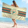 M-Miami D-Dolphins Towel Microfiber Beach Towel Absorbent Quick Dry Soft Yoga Swimming Resort Mountain Climbing Towel
