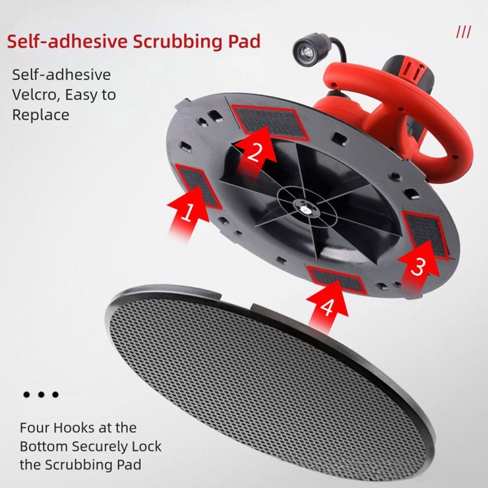ABS Wall Grinding Disc Black White Thicken Widen Cement Trowel Plate Wear-resistant Floor Smoothing Sander Tool Coarse Sand